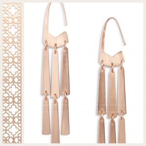 Kendra Scott Mallie Earrings In Rose Gold